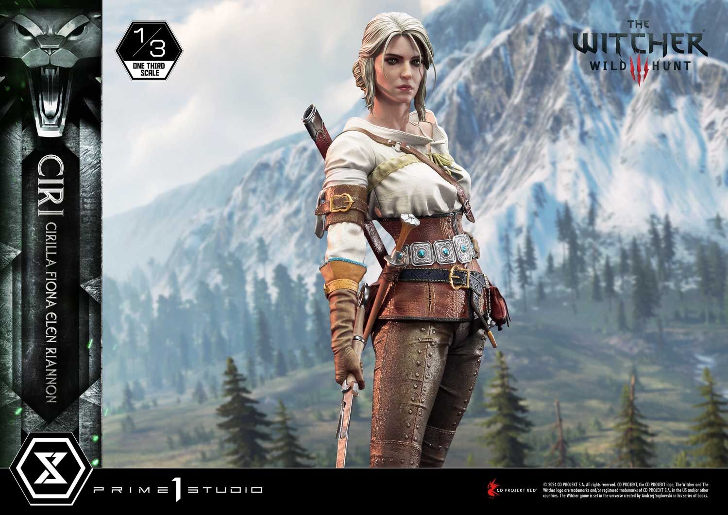 The Witcher 3: Wild Hunt - Ciri - Hound of the Wild Hunt - Museum Masterline Series (MMW3-03S) - 1/3 - Bonus Version (Prime 1 Studio) photo 8