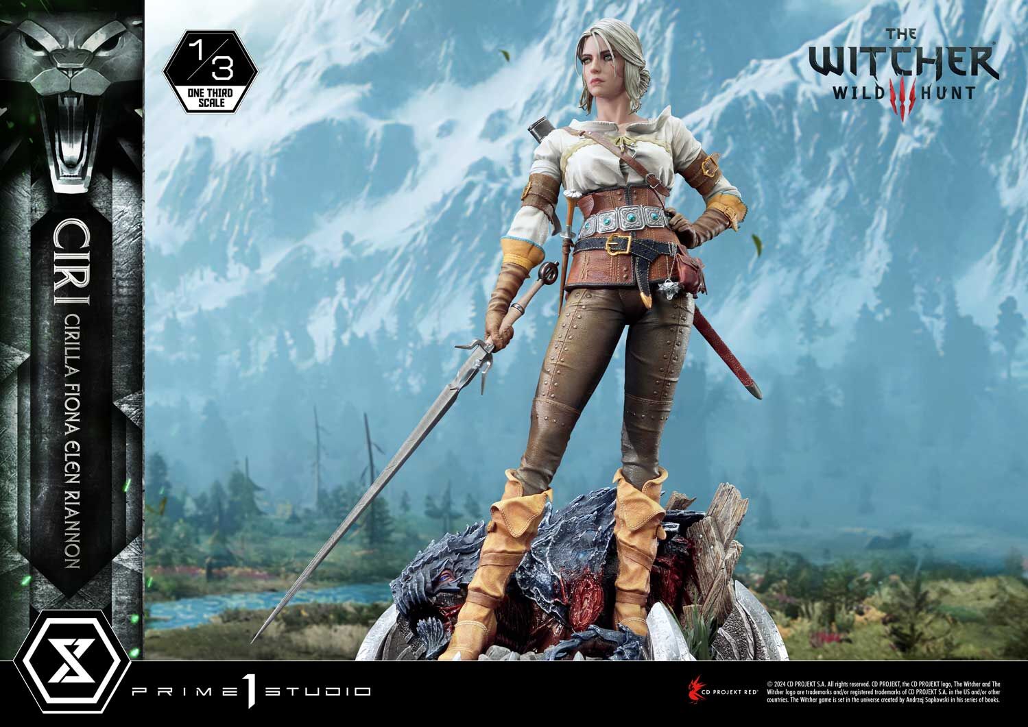 The Witcher 3: Wild Hunt - Ciri - Hound of the Wild Hunt - Museum Masterline Series (MMW3-03S) - 1/3 - Bonus Version (Prime 1 Studio) photo 10