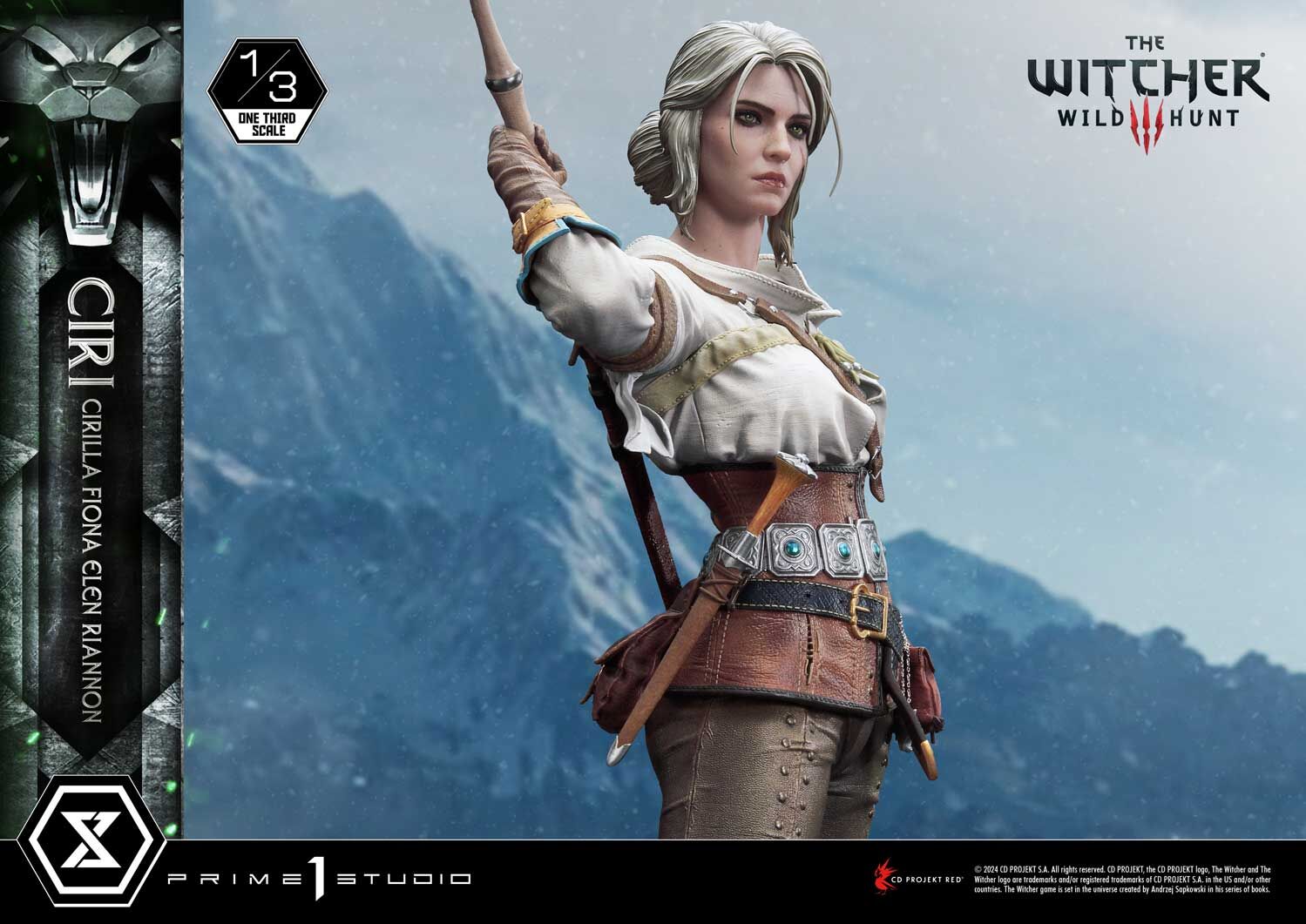 The Witcher 3: Wild Hunt - Ciri - Hound of the Wild Hunt - Museum Masterline Series (MMW3-03S) - 1/3 - Bonus Version (Prime 1 Studio) photo 11