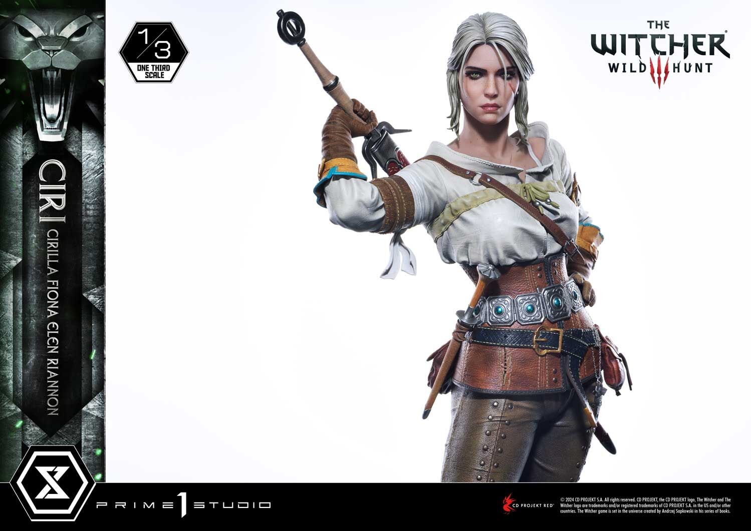 The Witcher 3: Wild Hunt - Ciri - Hound of the Wild Hunt - Museum Masterline Series (MMW3-03S) - 1/3 - Bonus Version (Prime 1 Studio) photo 13