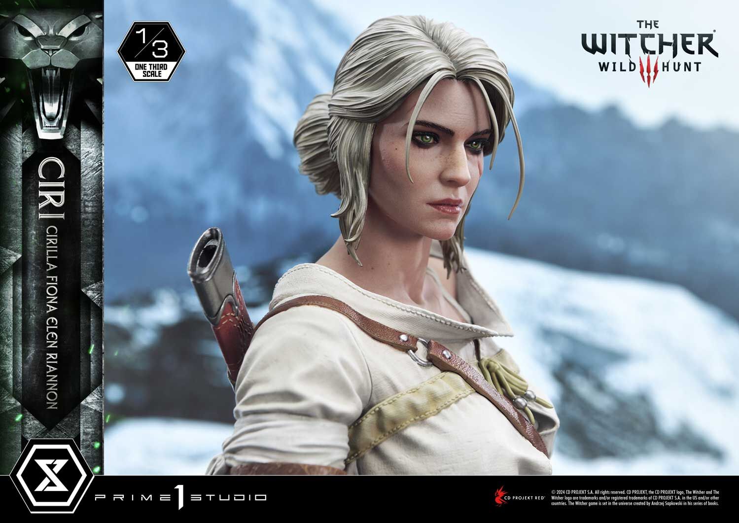 The Witcher 3: Wild Hunt - Ciri - Hound of the Wild Hunt - Museum Masterline Series (MMW3-03S) - 1/3 - Bonus Version (Prime 1 Studio) photo 15