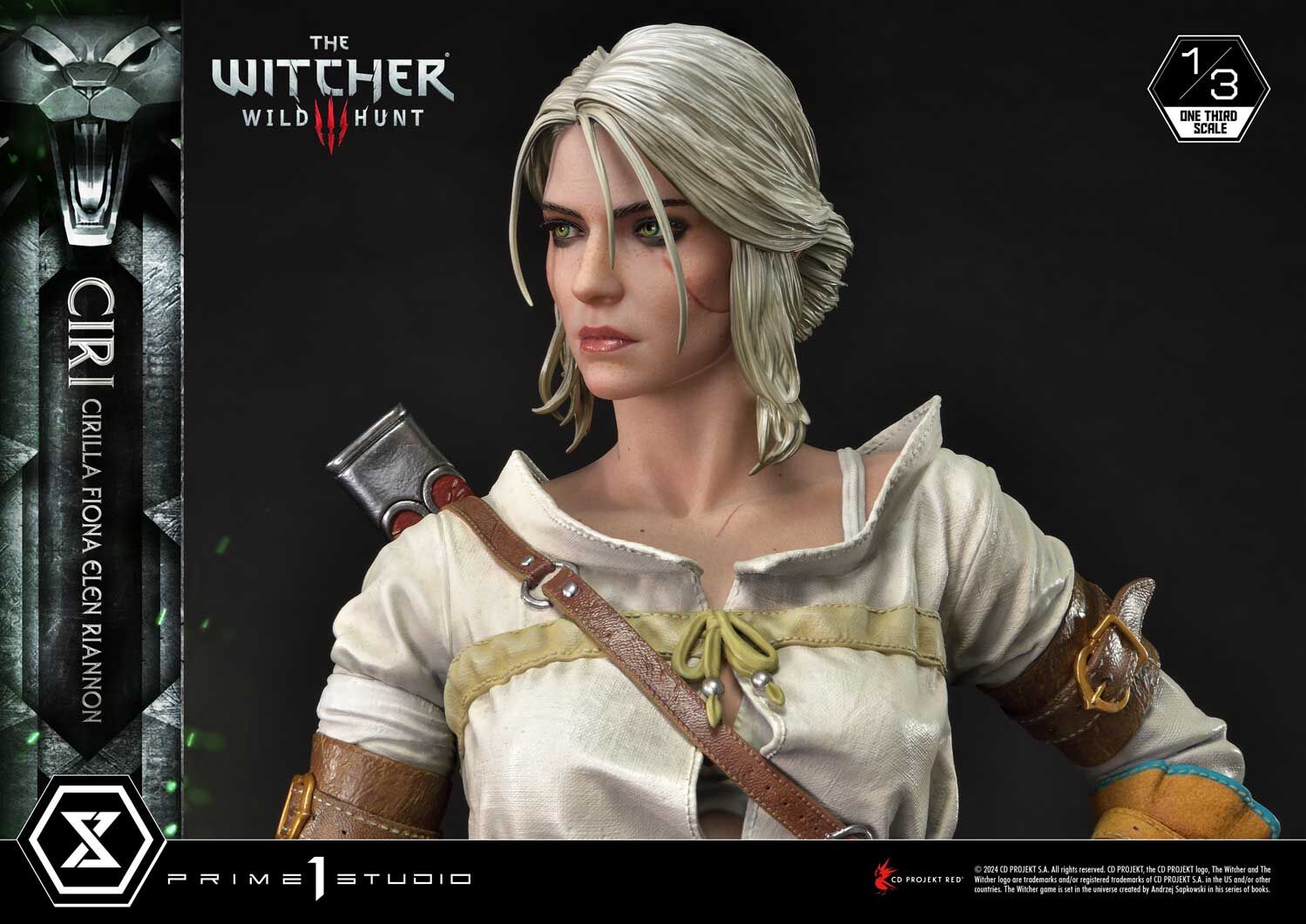 The Witcher 3: Wild Hunt - Ciri - Hound of the Wild Hunt - Museum Masterline Series (MMW3-03S) - 1/3 - Bonus Version (Prime 1 Studio) photo 16