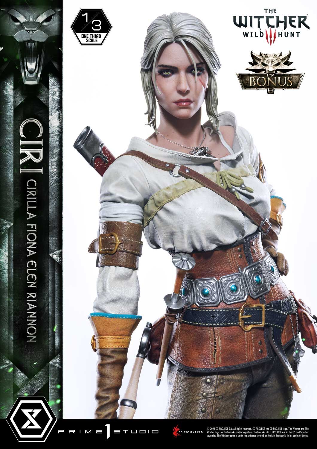 The Witcher 3: Wild Hunt - Ciri - Hound of the Wild Hunt - Museum Masterline Series (MMW3-03S) - 1/3 - Bonus Version (Prime 1 Studio) photo 26