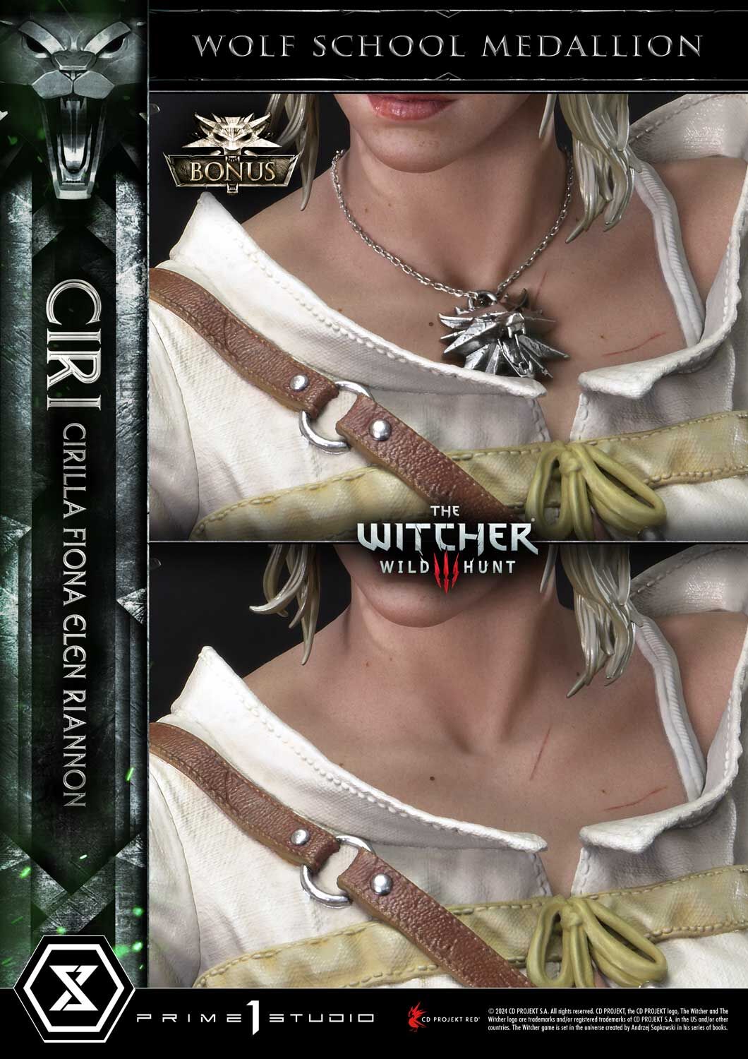The Witcher 3: Wild Hunt - Ciri - Hound of the Wild Hunt - Museum Masterline Series (MMW3-03S) - 1/3 - Bonus Version (Prime 1 Studio) photo 27