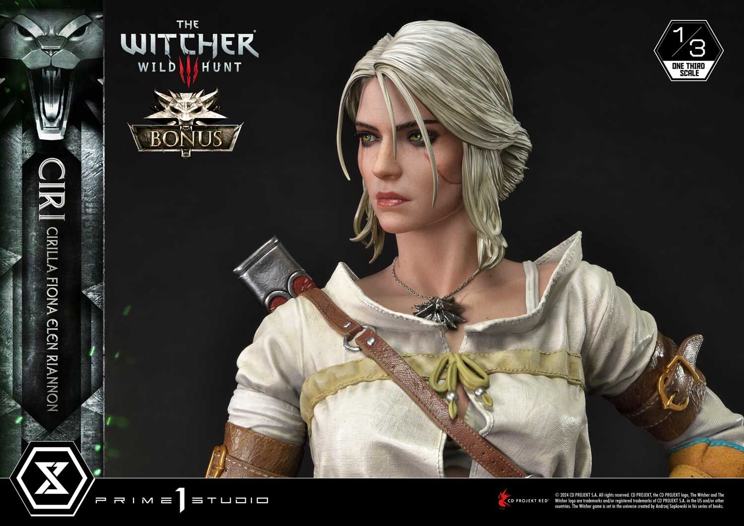 The Witcher 3: Wild Hunt - Ciri - Hound of the Wild Hunt - Museum Masterline Series (MMW3-03S) - 1/3 - Bonus Version (Prime 1 Studio) photo 30