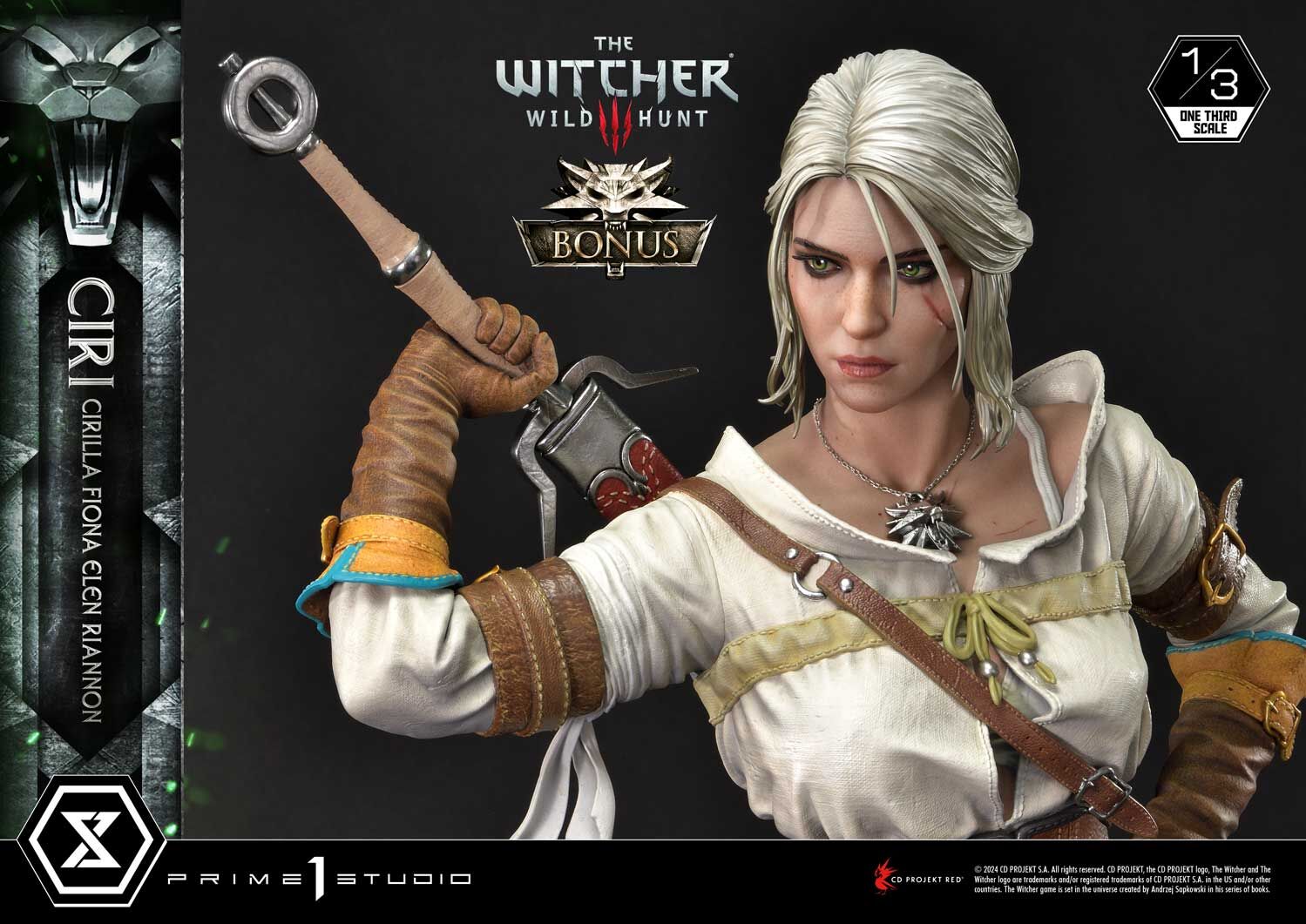 The Witcher 3: Wild Hunt - Ciri - Hound of the Wild Hunt - Museum Masterline Series (MMW3-03S) - 1/3 - Bonus Version (Prime 1 Studio) photo 31