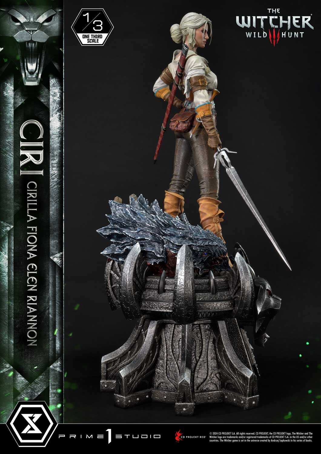 The Witcher 3: Wild Hunt - Ciri - Hound of the Wild Hunt - Museum Masterline Series (MMW3-03S) - 1/3 - Bonus Version (Prime 1 Studio) photo 34