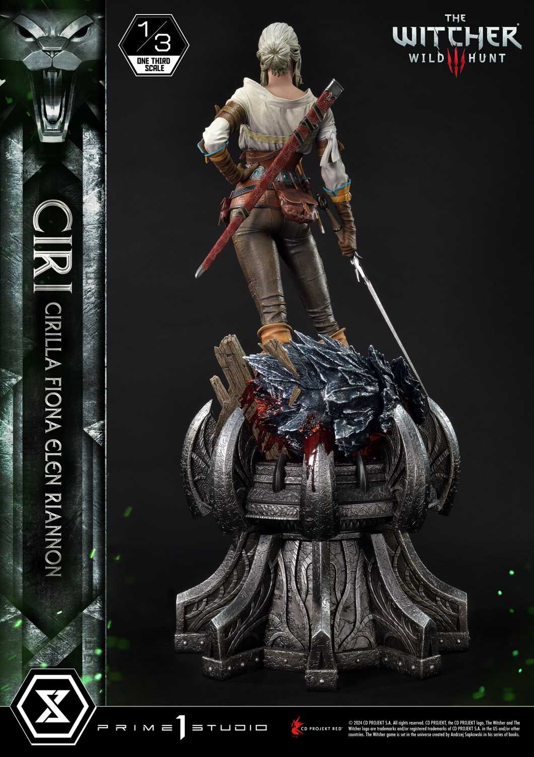 The Witcher 3: Wild Hunt - Ciri - Hound of the Wild Hunt - Museum Masterline Series (MMW3-03S) - 1/3 - Bonus Version (Prime 1 Studio) photo 35