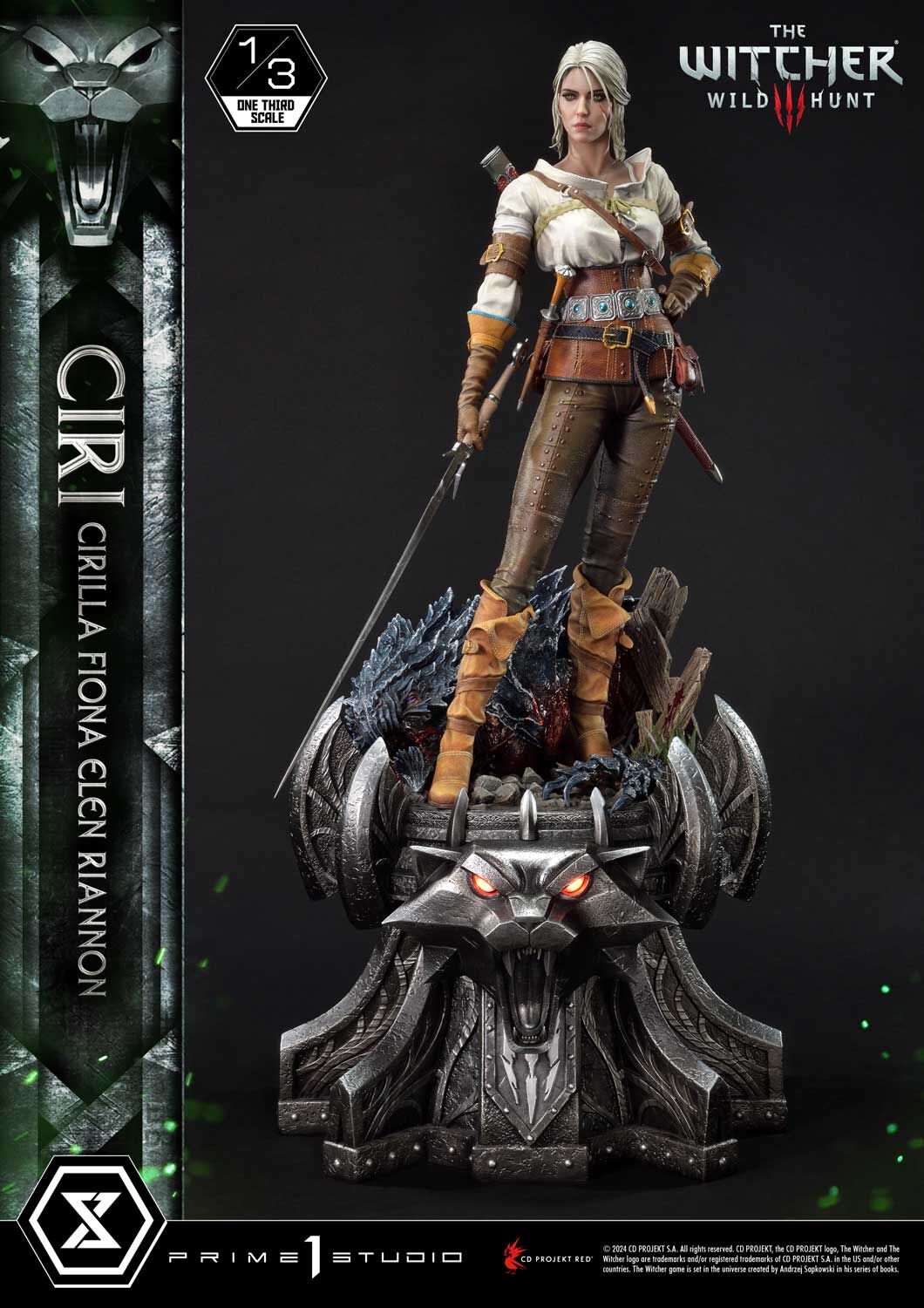The Witcher 3: Wild Hunt - Ciri - Hound of the Wild Hunt - Museum Masterline Series (MMW3-03S) - 1/3 - Bonus Version (Prime 1 Studio) photo 37