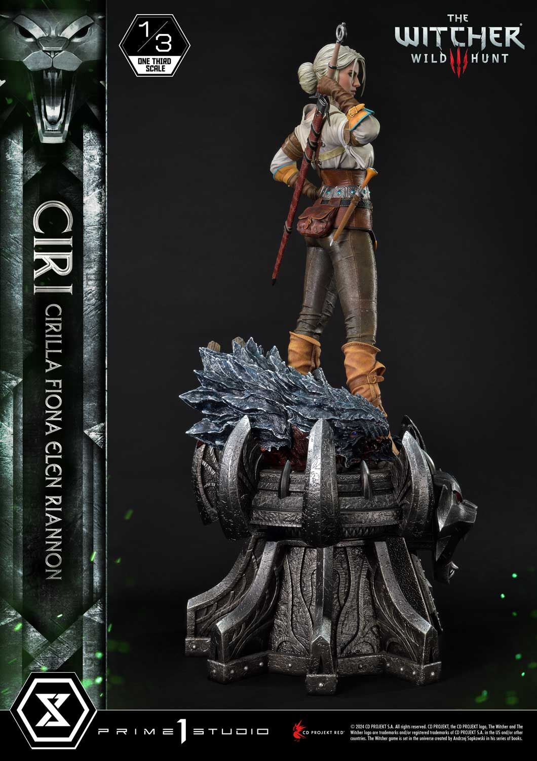 The Witcher 3: Wild Hunt - Ciri - Hound of the Wild Hunt - Museum Masterline Series (MMW3-03S) - 1/3 - Bonus Version (Prime 1 Studio) photo 39