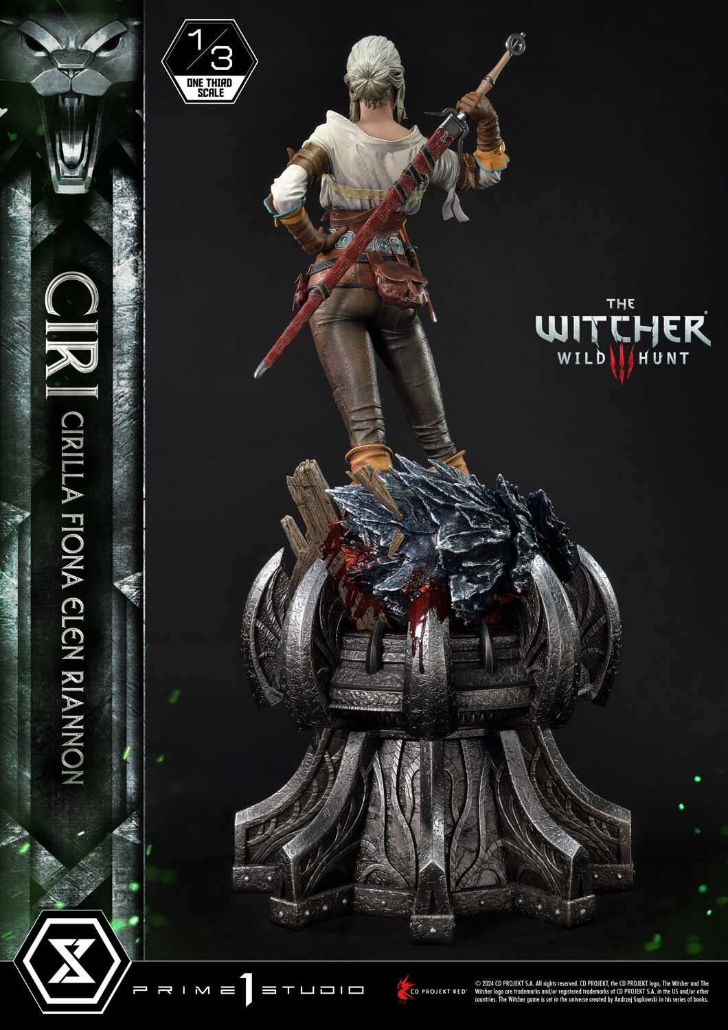 The Witcher 3: Wild Hunt - Ciri - Hound of the Wild Hunt - Museum Masterline Series (MMW3-03S) - 1/3 - Bonus Version (Prime 1 Studio) photo 40