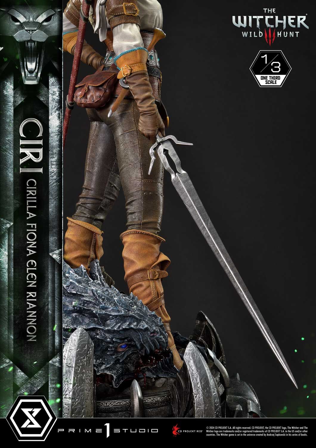The Witcher 3: Wild Hunt - Ciri - Hound of the Wild Hunt - Museum Masterline Series (MMW3-03S) - 1/3 - Bonus Version (Prime 1 Studio) photo 43