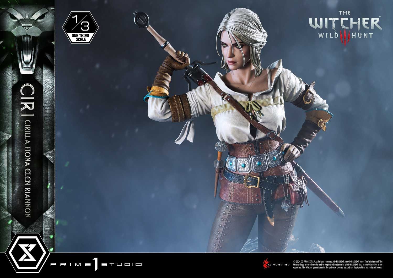 The Witcher 3: Wild Hunt - Ciri - Hound of the Wild Hunt - Museum Masterline Series (MMW3-03S) - 1/3 - Bonus Version (Prime 1 Studio) photo 46