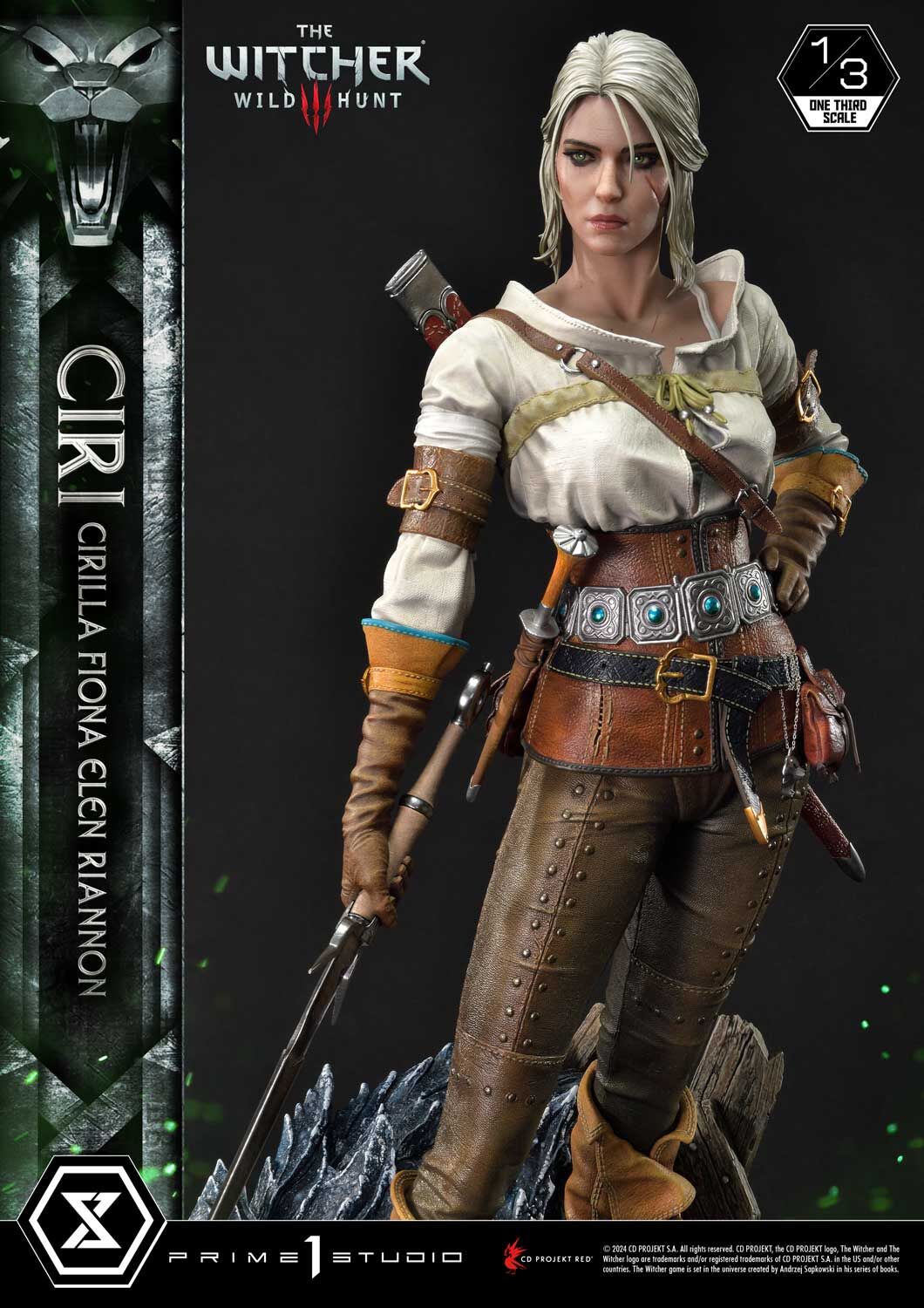 The Witcher 3: Wild Hunt - Ciri - Hound of the Wild Hunt - Museum Masterline Series (MMW3-03S) - 1/3 - Bonus Version (Prime 1 Studio) photo 56