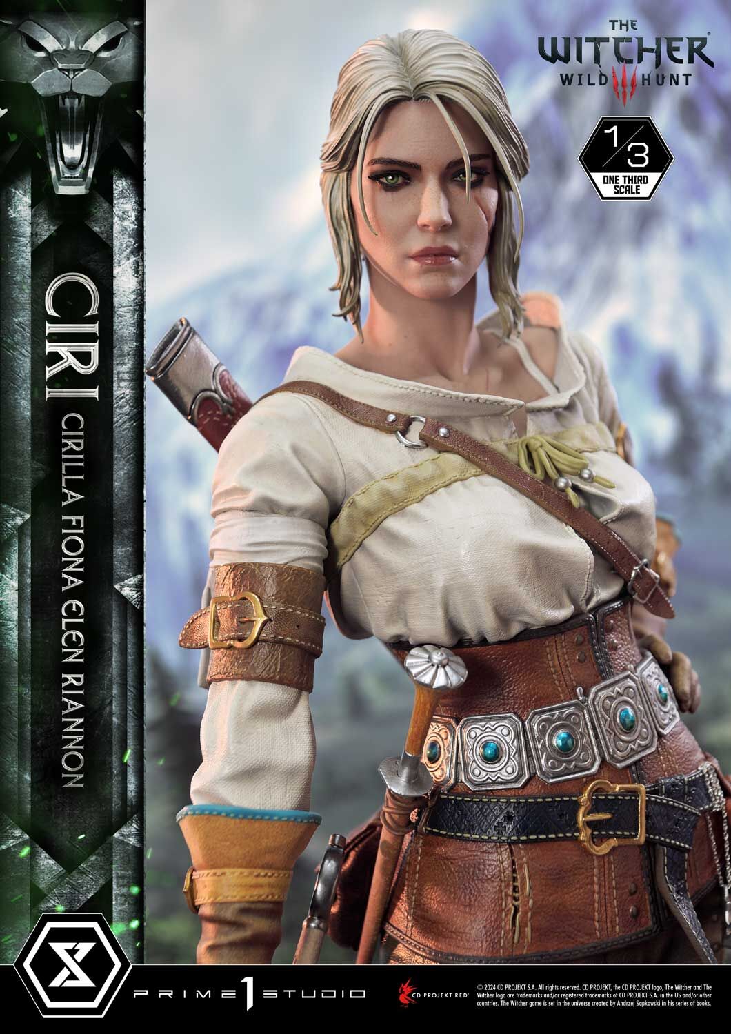 The Witcher 3: Wild Hunt - Ciri - Hound of the Wild Hunt - Museum Masterline Series (MMW3-03S) - 1/3 - Bonus Version (Prime 1 Studio) photo 59