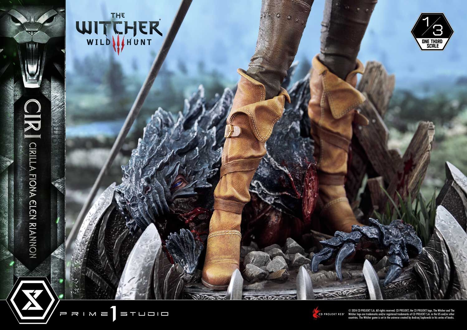 The Witcher 3: Wild Hunt - Ciri - Hound of the Wild Hunt - Museum Masterline Series (MMW3-03S) - 1/3 - Bonus Version (Prime 1 Studio) photo 60