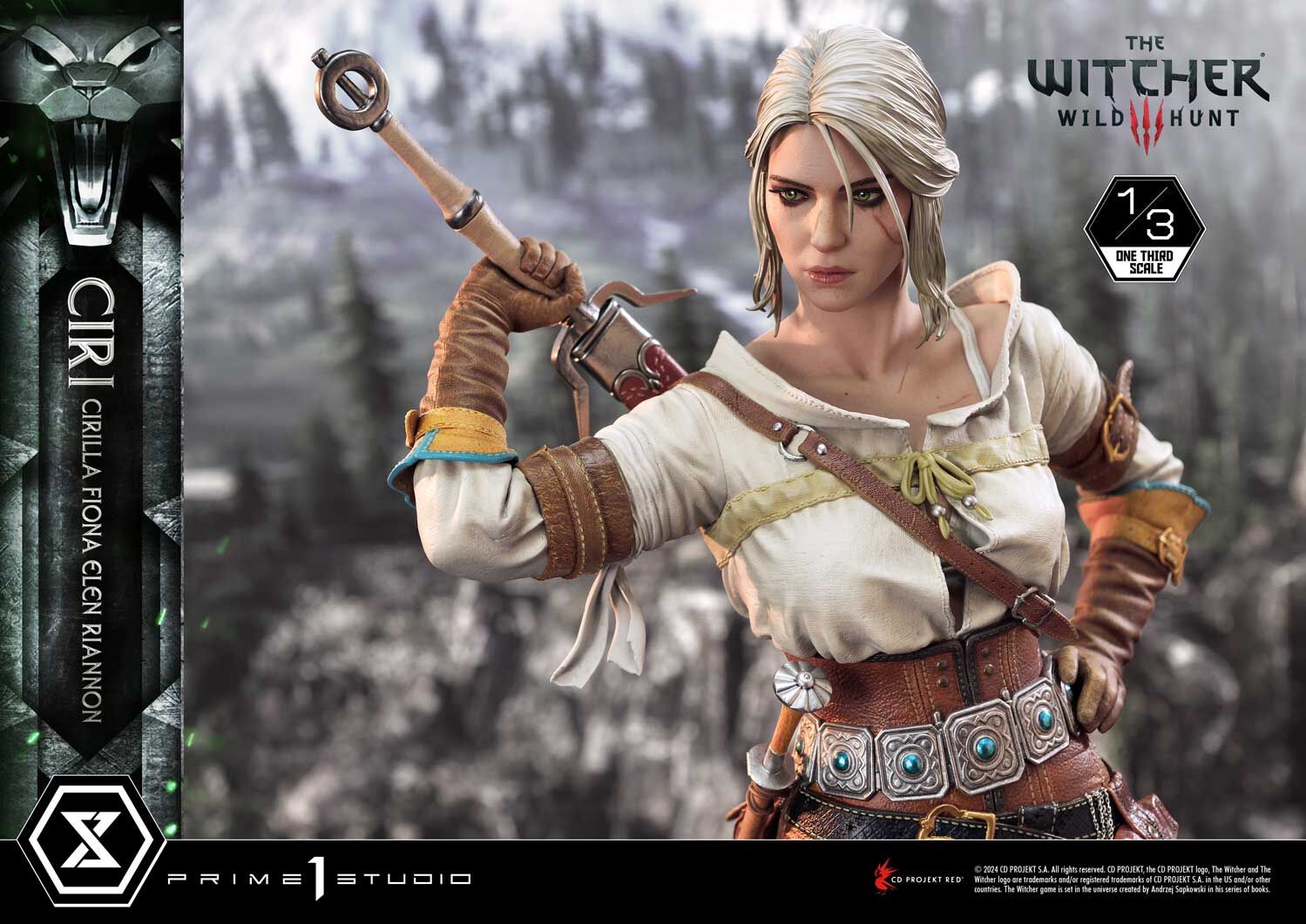 The Witcher 3: Wild Hunt - Ciri - Hound of the Wild Hunt - Museum Masterline Series (MMW3-03S) - 1/3 - Bonus Version (Prime 1 Studio) photo 63