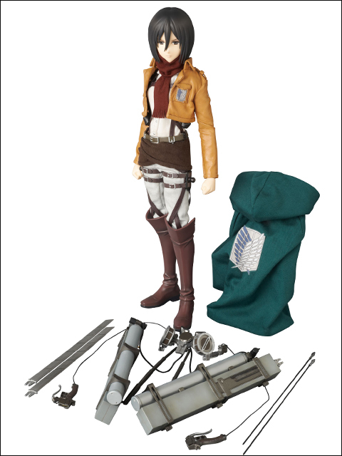 Shingeki no Kyojin - Mikasa Ackerman - Real Action Heroes  (#663) - 1/6 (Medicom Toy)