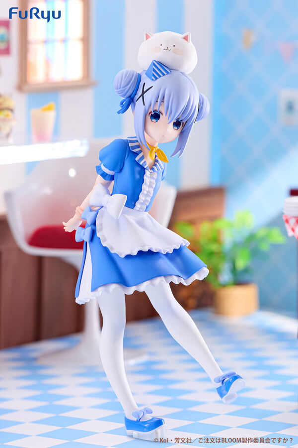 Gochuumon wa Usagi Desu ka? Bloom - Kafuu Chino - Tippy - Trio-Try-iT Figure - American Diner ver. (FuRyu)