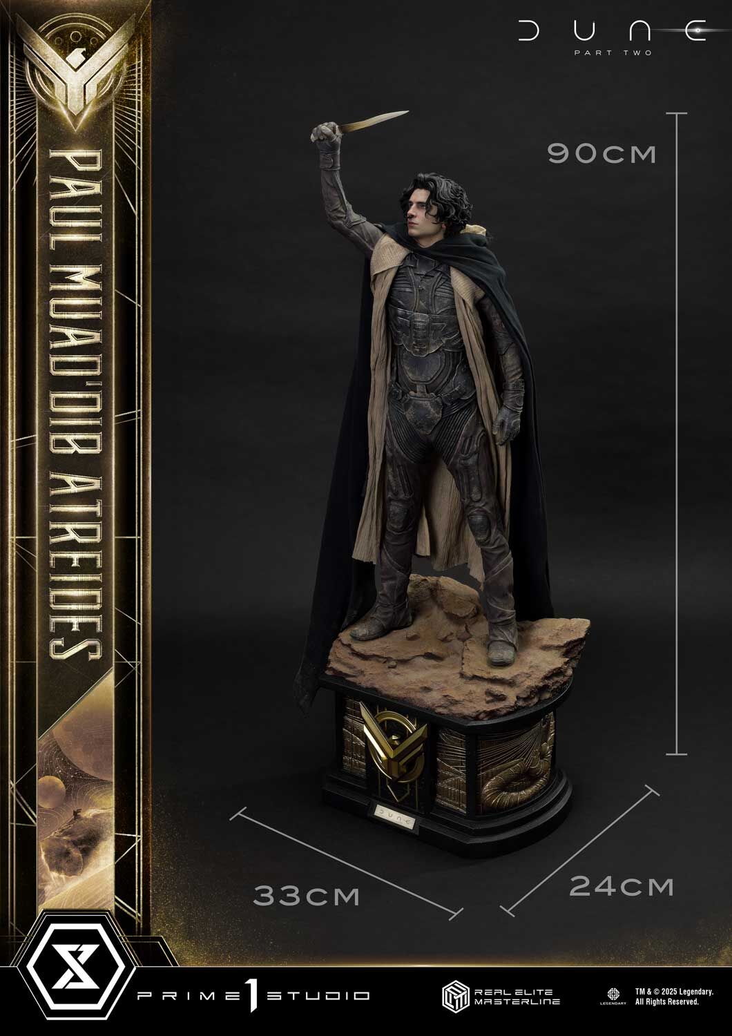 Dune: Part Two - Paul Atreides - Real Elite Masterline (REMDUNE2-01UT) - 1/3 - Ultimate Version (Prime 1 Studio) photo 2