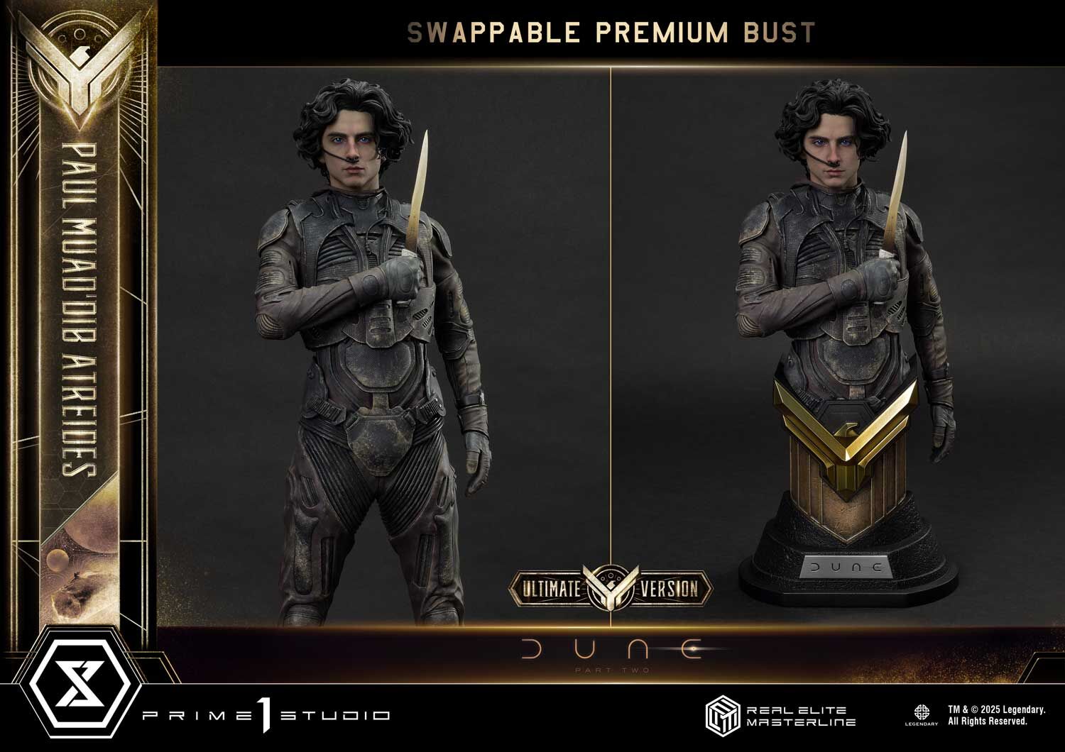 Dune: Part Two - Paul Atreides - Real Elite Masterline (REMDUNE2-01UT) - 1/3 - Ultimate Version (Prime 1 Studio) photo 46