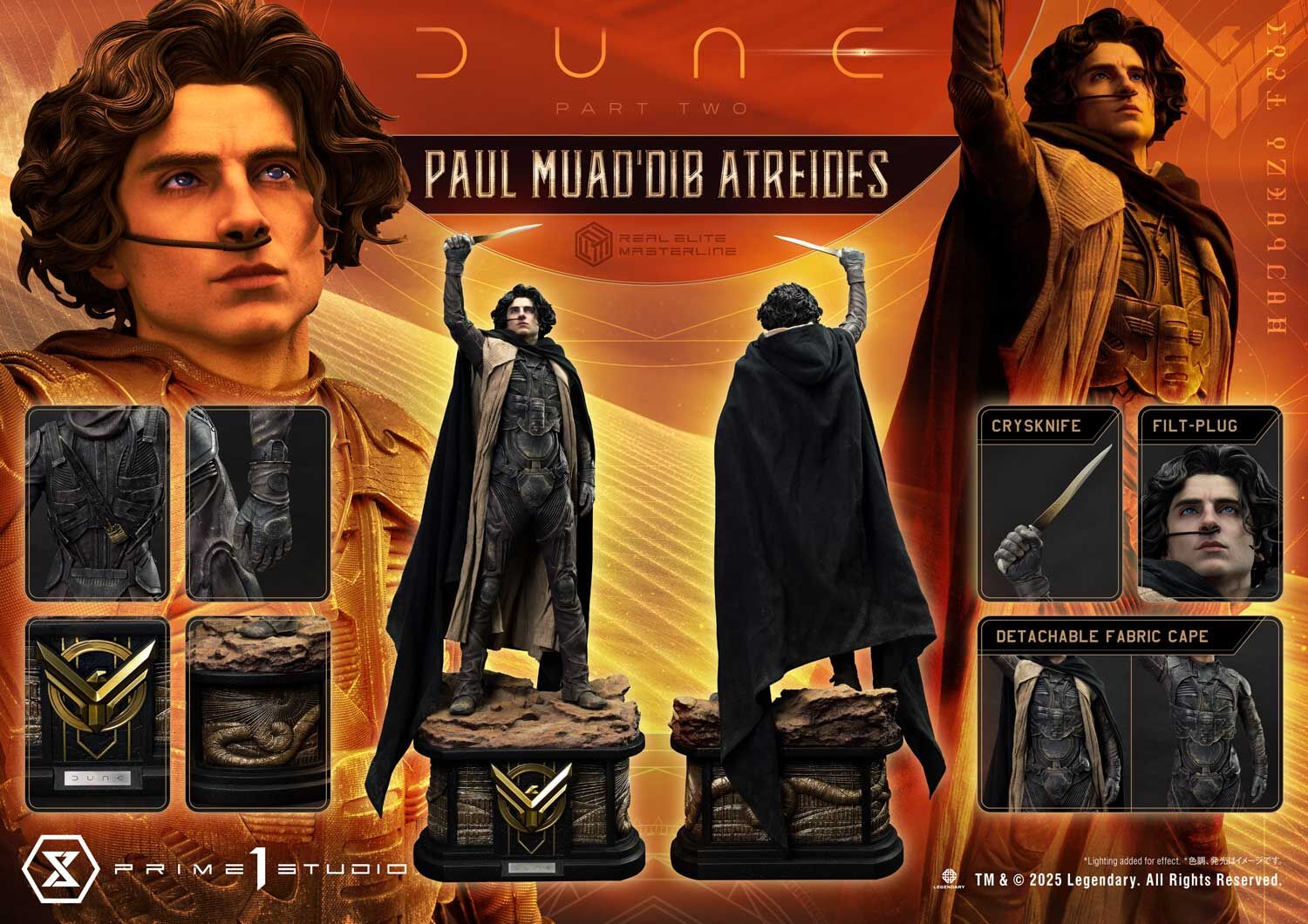 Dune: Part Two - Paul Atreides - Real Elite Masterline (REMDUNE2-01UT) - 1/3 - Ultimate Version (Prime 1 Studio) photo 88