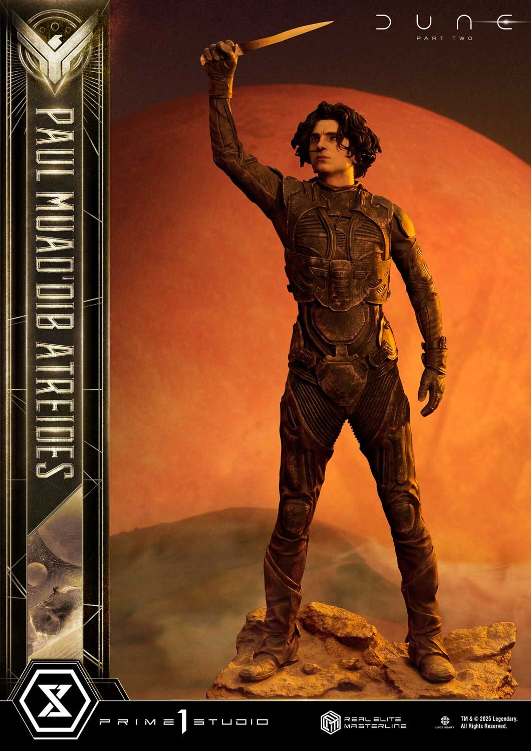 Dune: Part Two - Muad'Dib - Paul Atreides - Real Elite Masterline  (REMDUNE2-01UTS) - 1/3 - Ultimate Bonus Version (Prime 1 Studio) photo 8