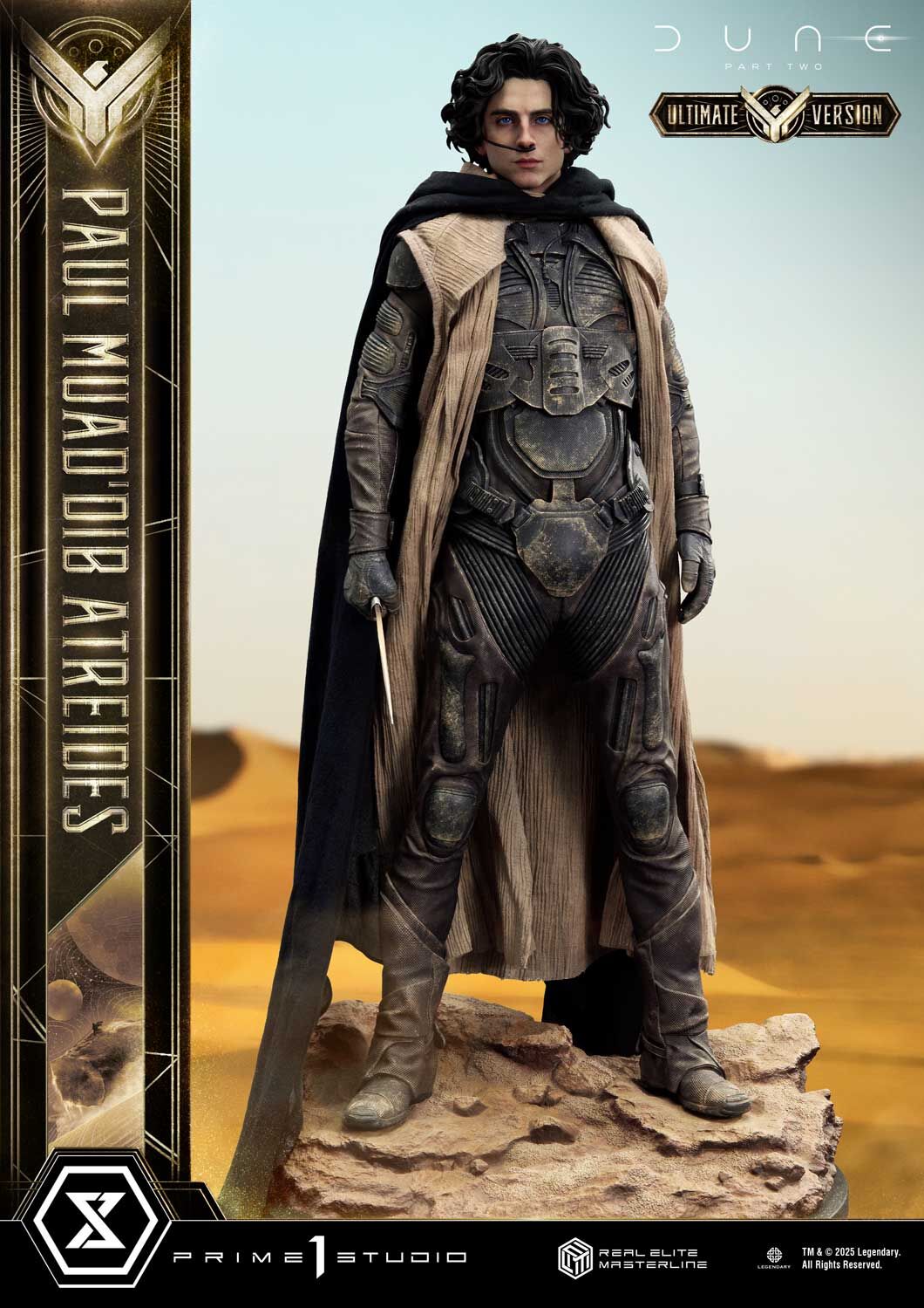 Dune: Part Two - Muad'Dib - Paul Atreides - Real Elite Masterline  (REMDUNE2-01UTS) - 1/3 - Ultimate Bonus Version (Prime 1 Studio) photo 42