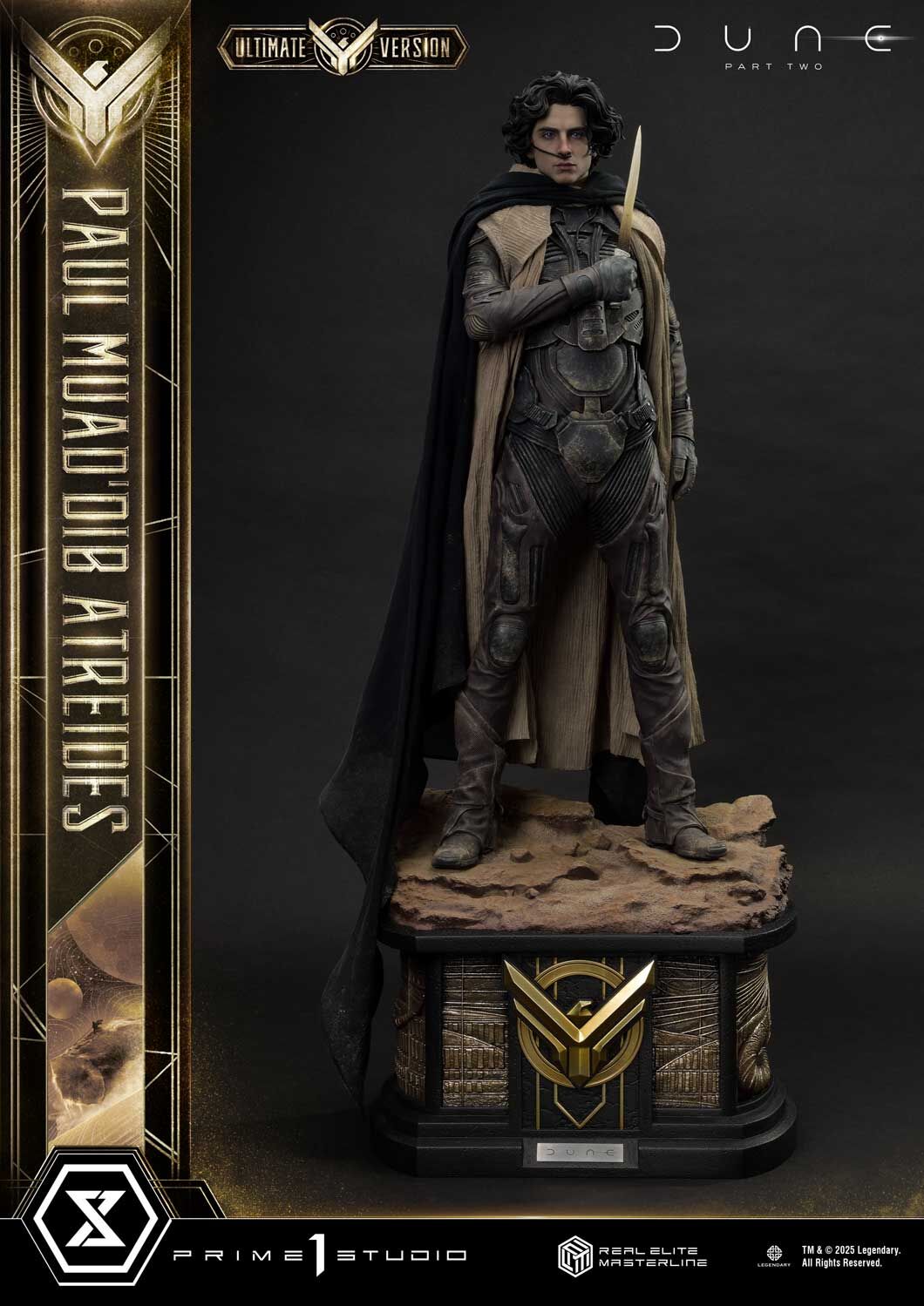 Dune: Part Two - Muad'Dib - Paul Atreides - Real Elite Masterline  (REMDUNE2-01UTS) - 1/3 - Ultimate Bonus Version (Prime 1 Studio) photo 49