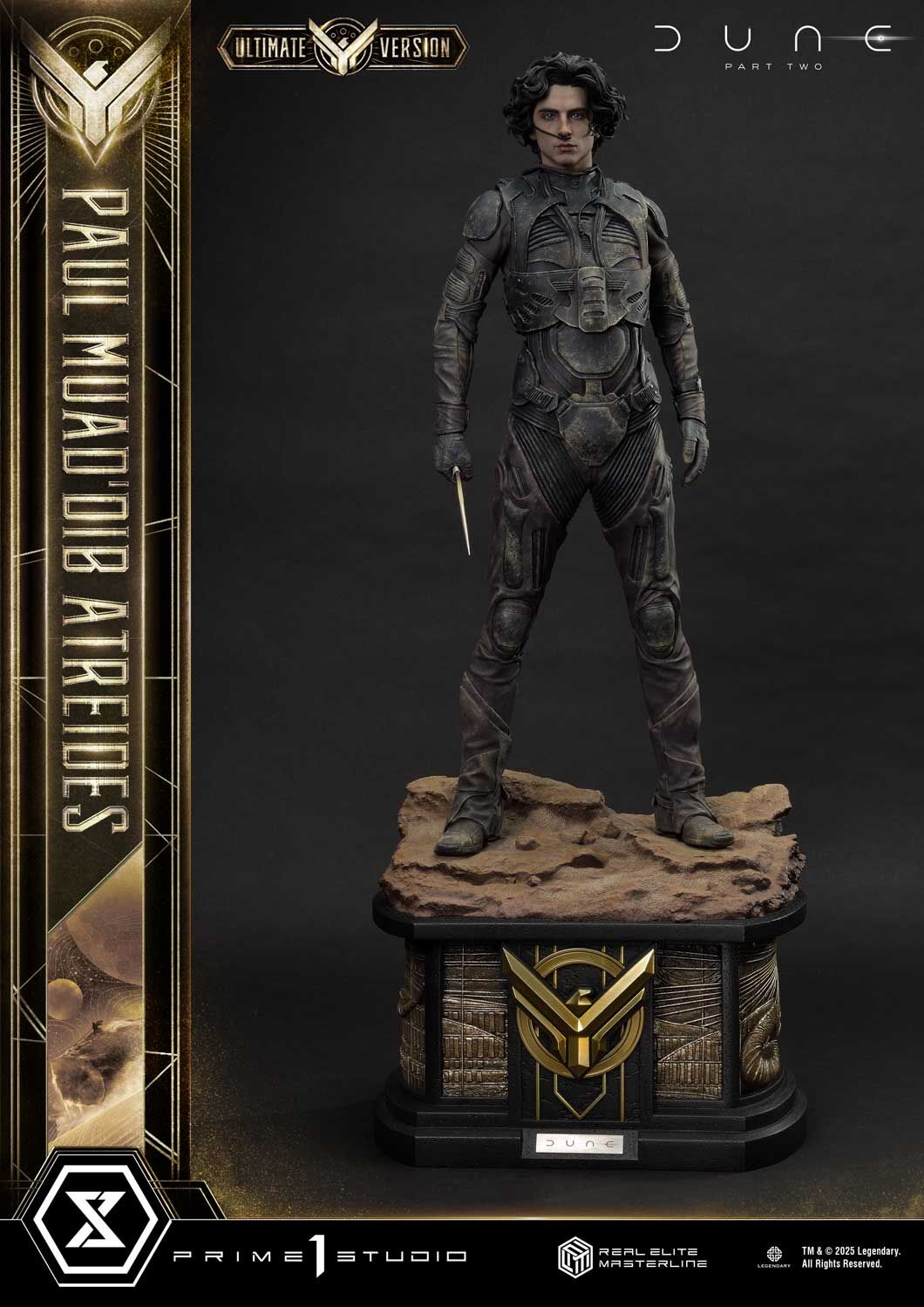 Dune: Part Two - Muad'Dib - Paul Atreides - Real Elite Masterline  (REMDUNE2-01UTS) - 1/3 - Ultimate Bonus Version (Prime 1 Studio) photo 51