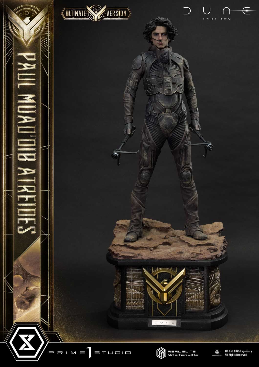 Dune: Part Two - Muad'Dib - Paul Atreides - Real Elite Masterline  (REMDUNE2-01UTS) - 1/3 - Ultimate Bonus Version (Prime 1 Studio) photo 52