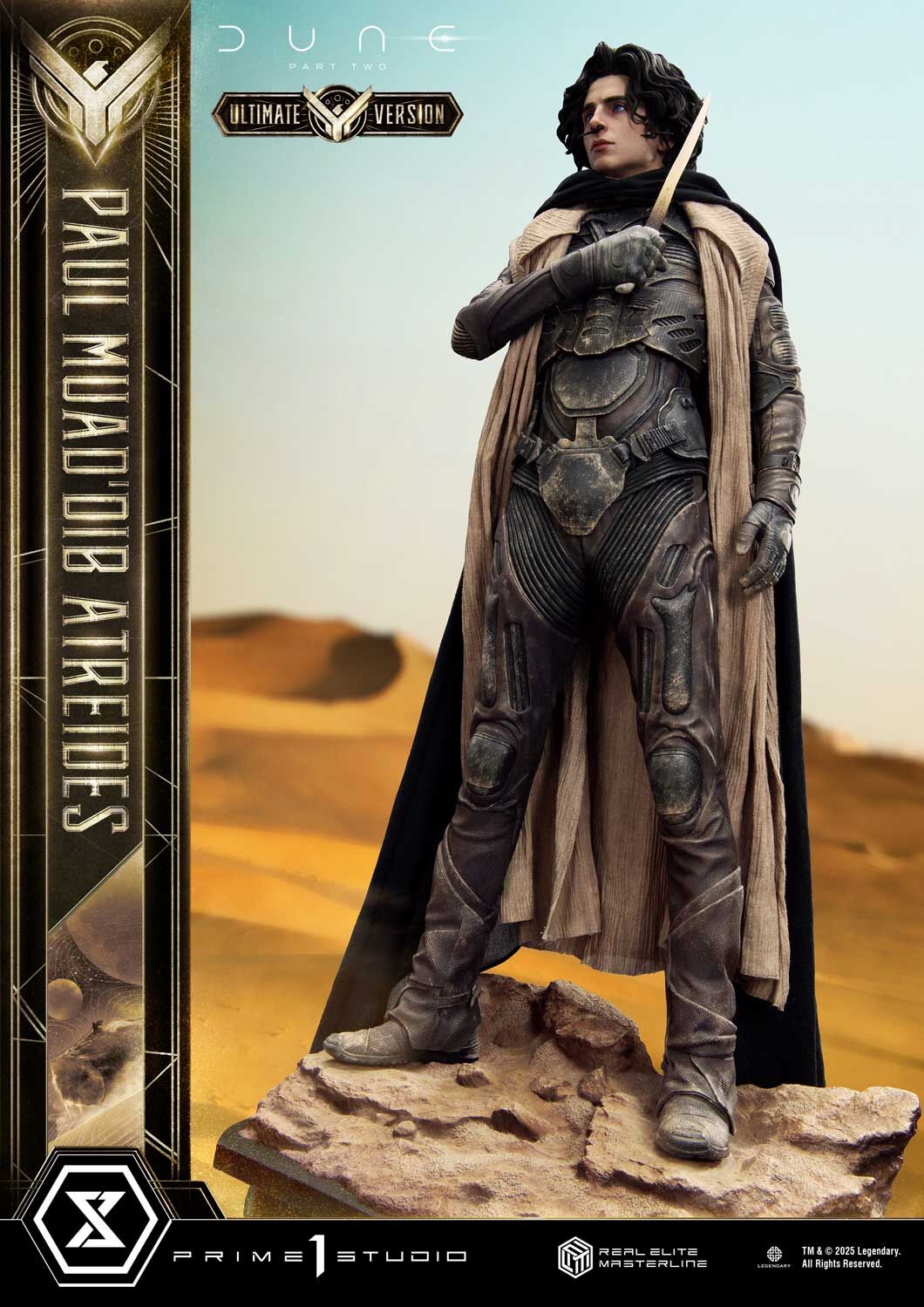 Dune: Part Two - Muad'Dib - Paul Atreides - Real Elite Masterline  (REMDUNE2-01UTS) - 1/3 - Ultimate Bonus Version (Prime 1 Studio) photo 59