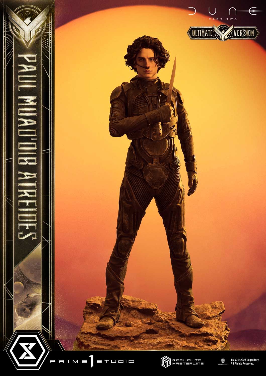 Dune: Part Two - Muad'Dib - Paul Atreides - Real Elite Masterline  (REMDUNE2-01UTS) - 1/3 - Ultimate Bonus Version (Prime 1 Studio) photo 64