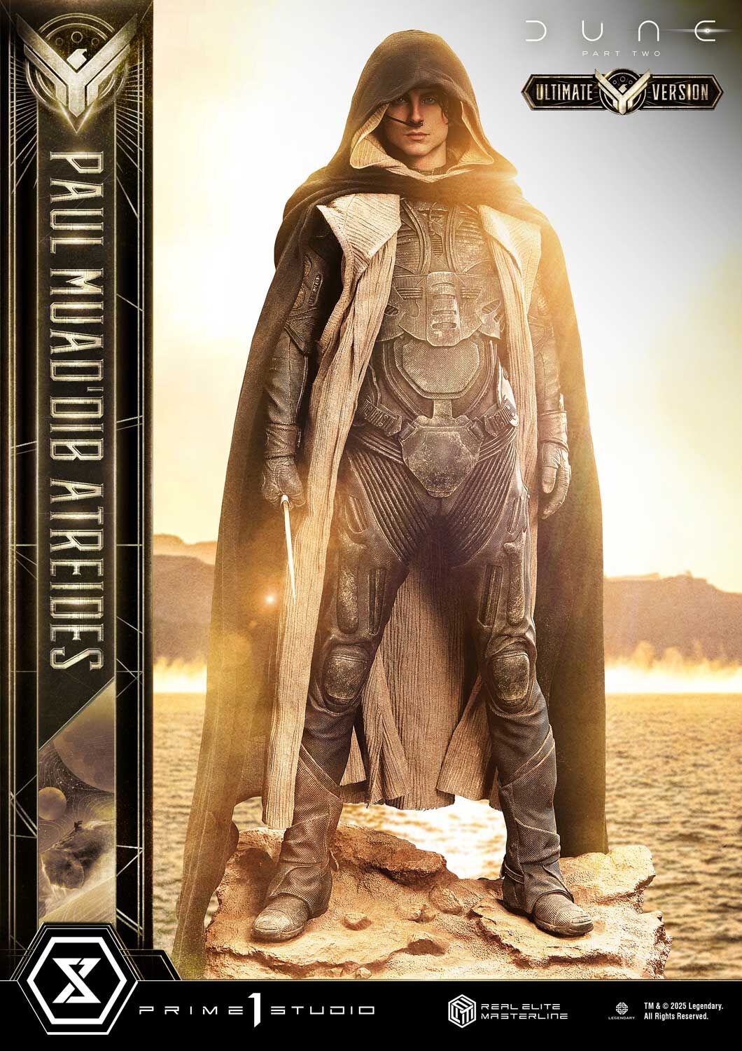 Dune: Part Two - Muad'Dib - Paul Atreides - Real Elite Masterline  (REMDUNE2-01UTS) - 1/3 - Ultimate Bonus Version (Prime 1 Studio) photo 69