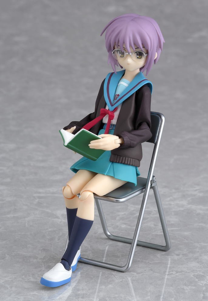Suzumiya Haruhi no Yuuutsu - Nagato Yuki - Figma (#001) - School Uniform Ver. (Max Factory) photo 8