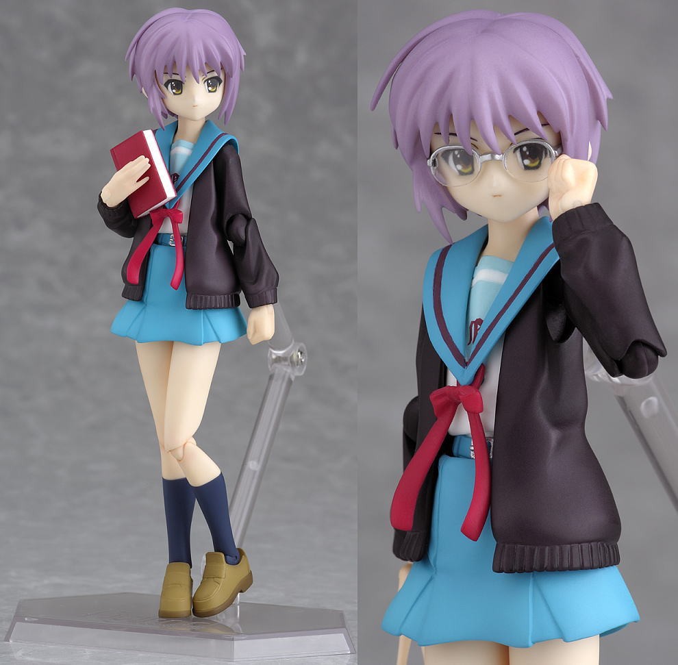 Suzumiya Haruhi no Yuuutsu - Nagato Yuki - Figma (#001) - School Uniform Ver. (Max Factory) photo 9