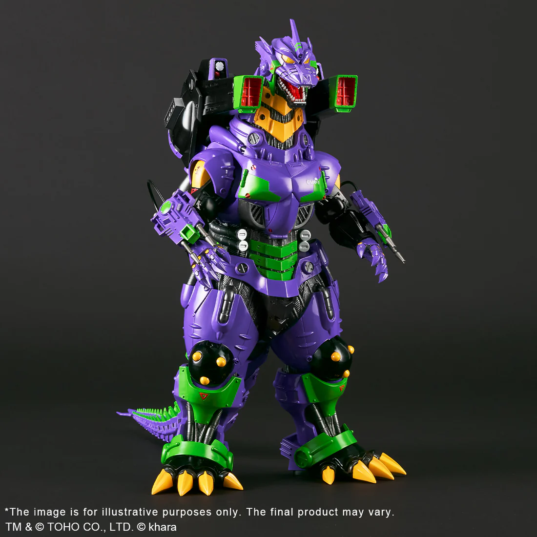 Gojira vs. Evangelion - MechaGojira - Toho Daikaiju Series - MFS-3 KIRYU Heavily Armed Type - EVANGELILON Test Type-01 Color (Plex, X-Plus)