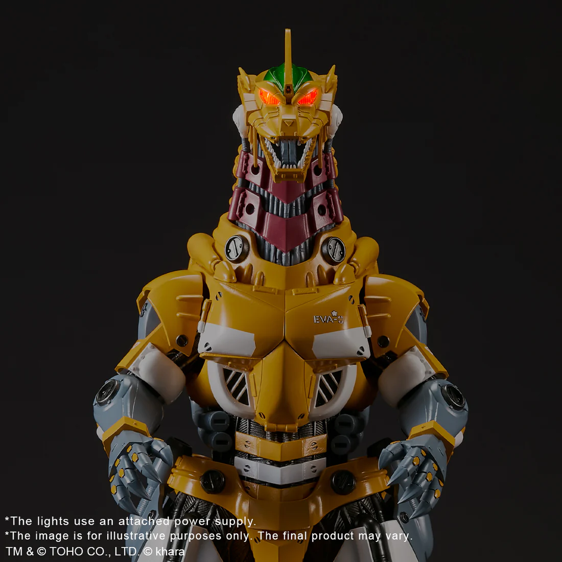 Gojira vs. Evangelion - MechaGojira - Toho Daikaiju Series - MFS-3 KIRYU High Mobility Type - EVA Type-00 Color (Plex, X-Plus) photo 8