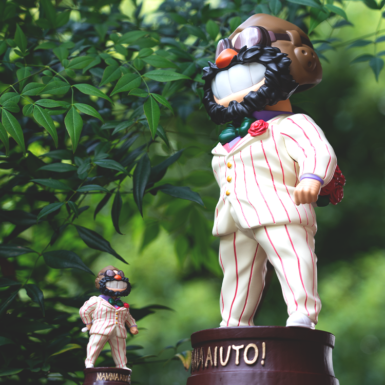 Kurenai no Buta - Mamma Aiuto Boss - Bobblehead - Tuxedo ver., Big (Benelic) photo 3
