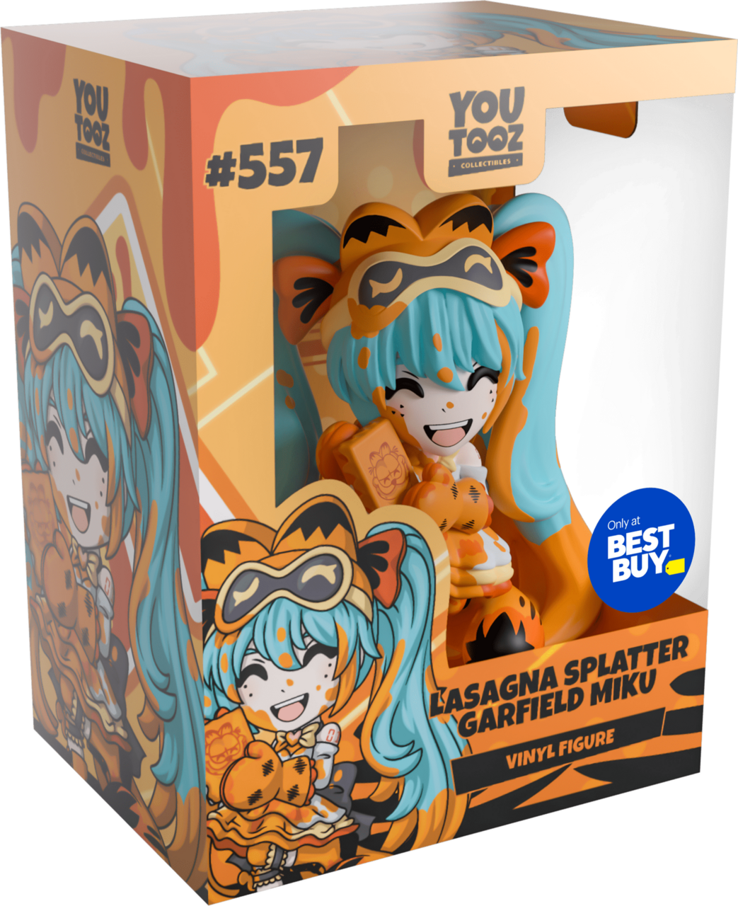 Garfield - Piapro Characters - Hatsune Miku - Garfield x Youtooz - Hatsune Miku x Youtooz - Youtooz  (#557) - Lasagna Splattered (Best Buy, Youtooz) photo 2