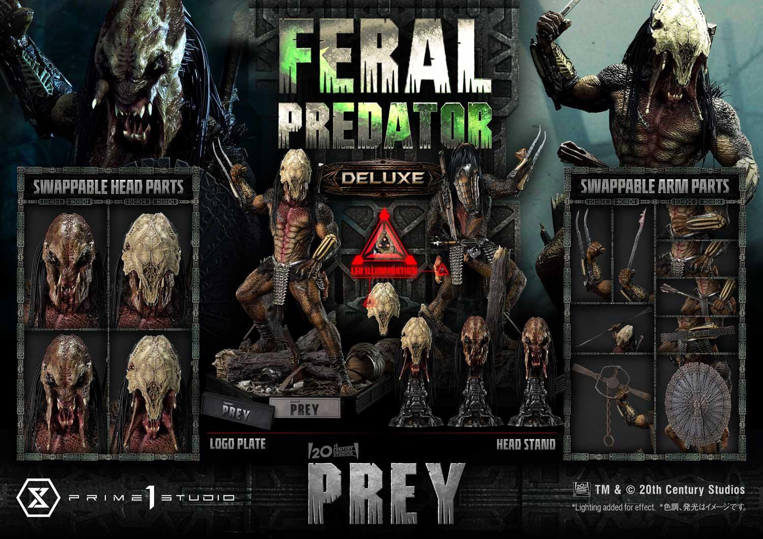 Prey - Feral Predator - Museum Masterline Series  (MMPR-07DXS) - 1/3 - DX Bonus Version (Prime 1 Studio) photo 39