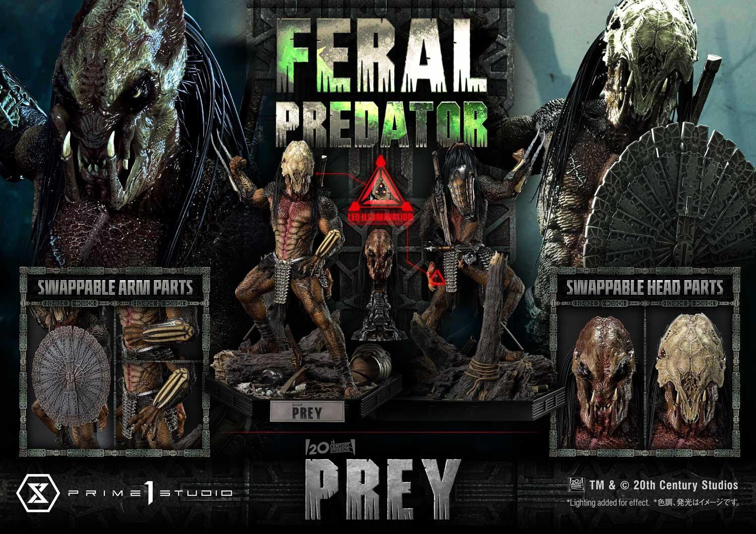 Prey - Feral Predator - Museum Masterline Series  (MMPR-07DXS) - 1/3 - DX Bonus Version (Prime 1 Studio) photo 98