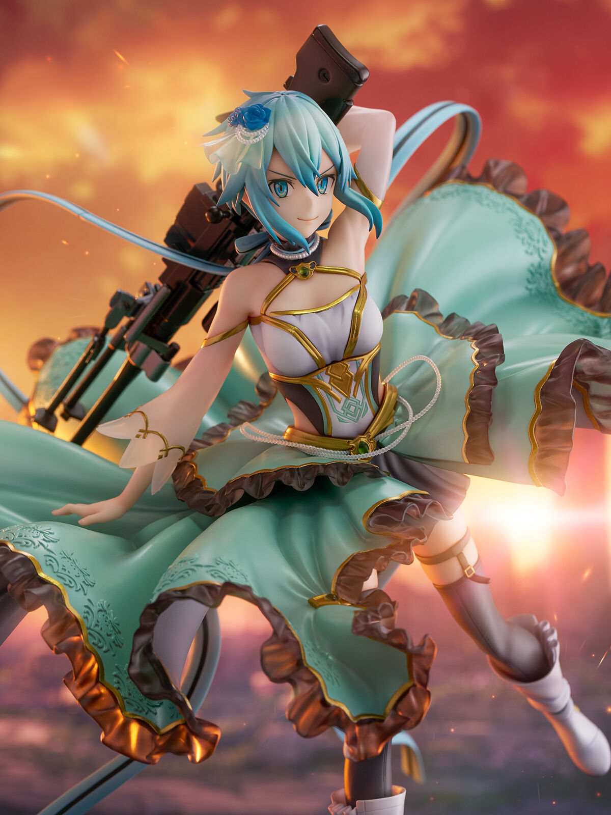 Sword Art Online - Sinon - Shibuya Scramble Figure - 1/7 - Crystal Dress Ver. (CyberZ, eStream) photo 5
