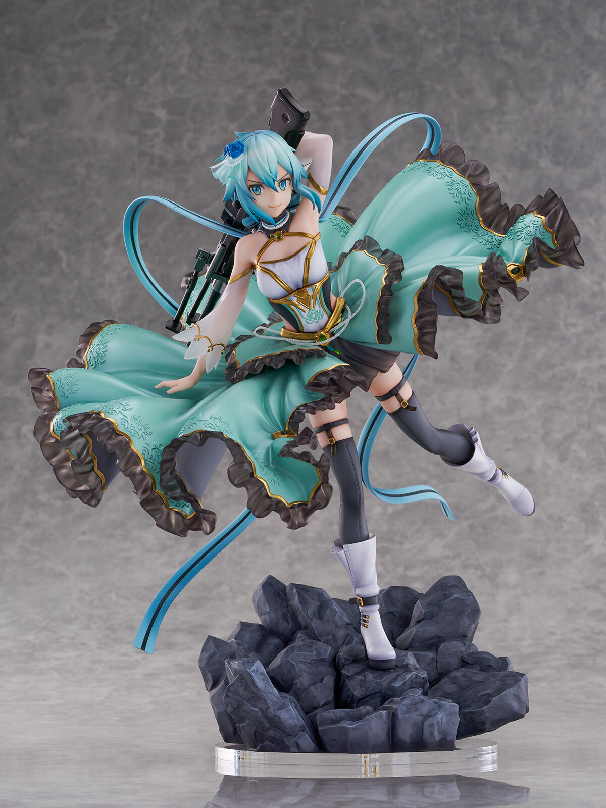 Sword Art Online - Sinon - Shibuya Scramble Figure - 1/7 - Crystal Dress Ver. (CyberZ, eStream) photo 6