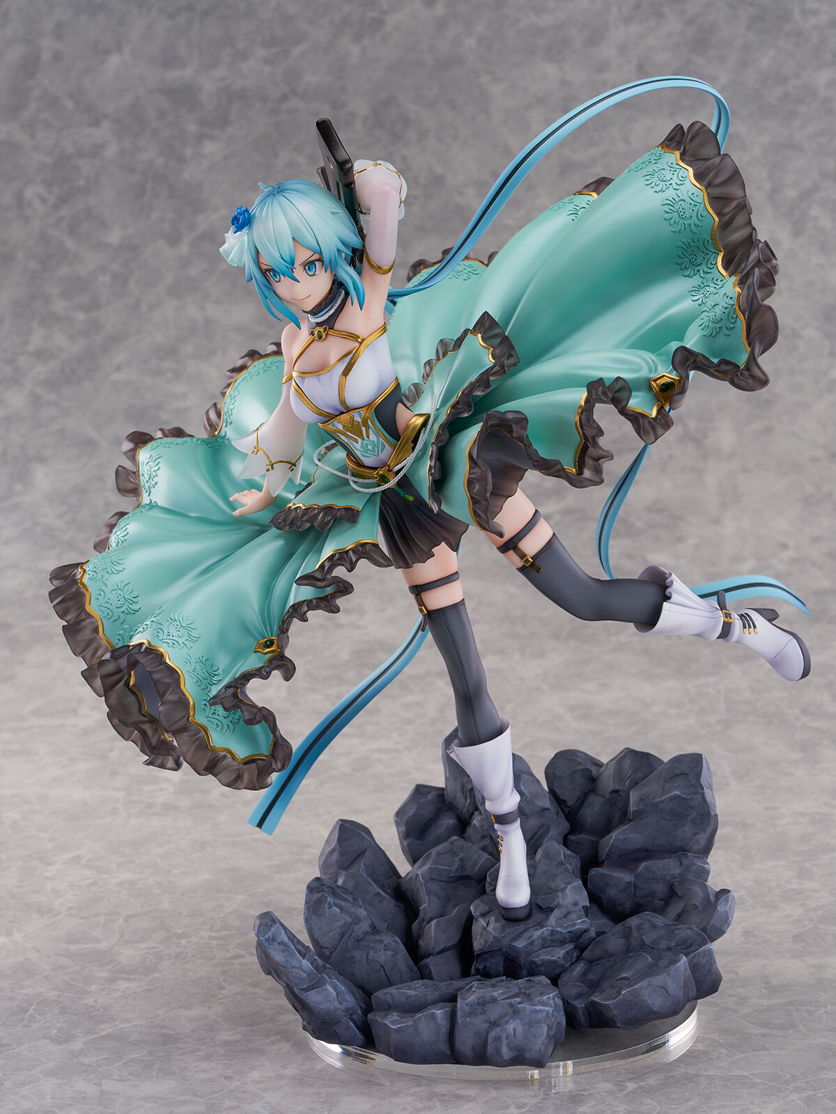 Sword Art Online - Sinon - Shibuya Scramble Figure - 1/7 - Crystal Dress Ver. (CyberZ, eStream) photo 7