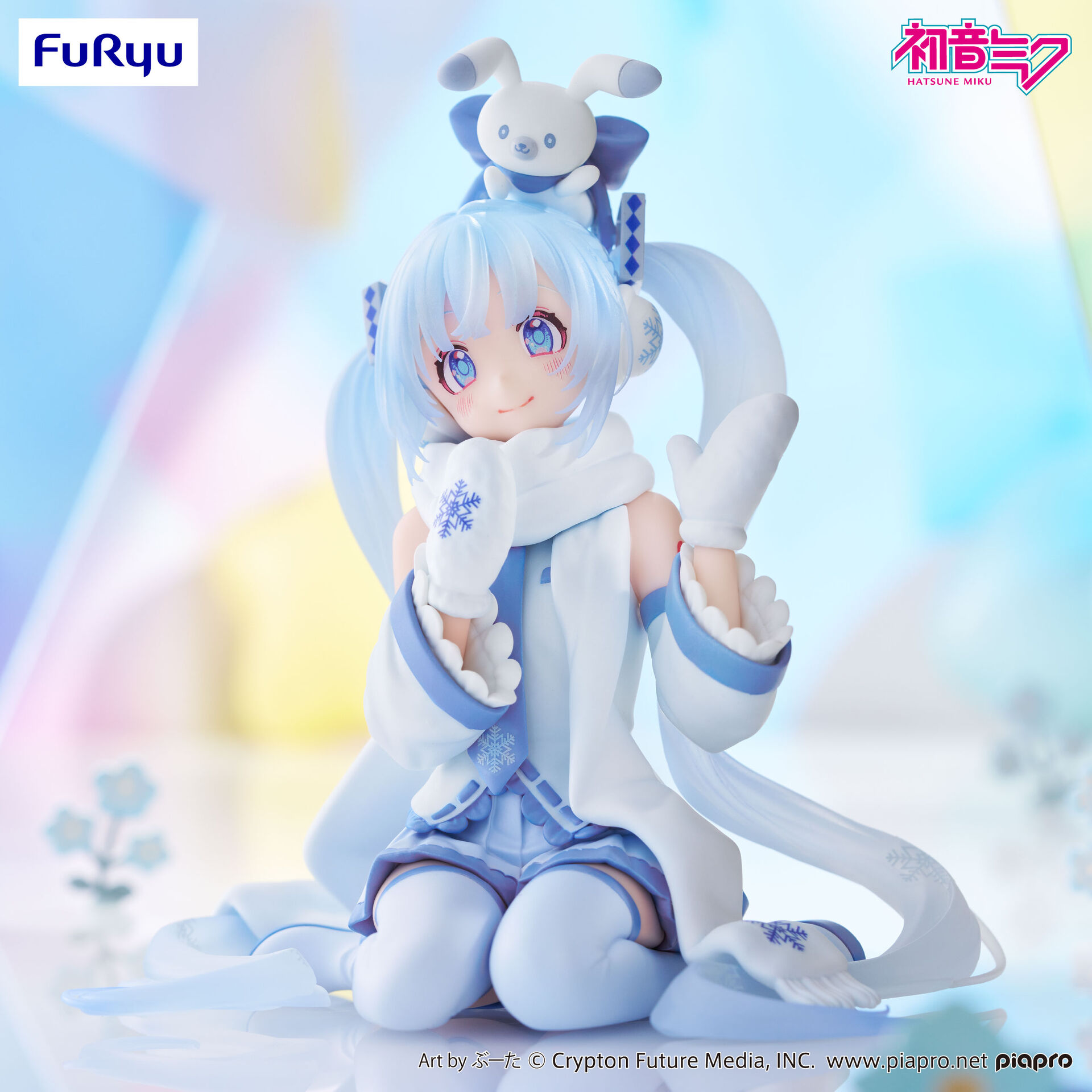 Piapro Characters - Hatsune Miku - Rabbit Yukine - Noodle Stopper Figure - Snow, Sky Town ver. (FuRyu) photo 4