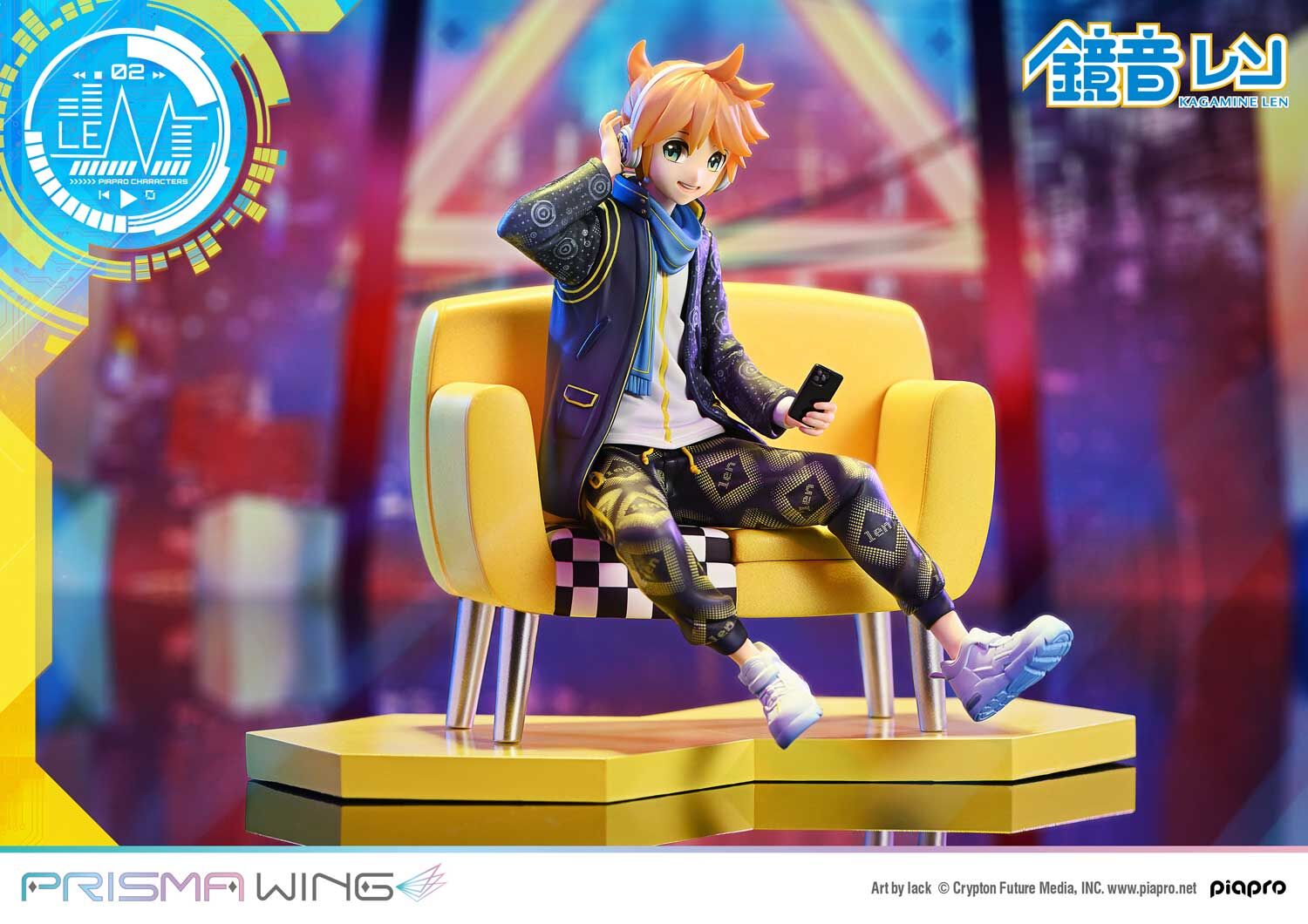 Piapro Characters - Kagamine Len - Prisma Wing (PWPCL-04) - 1/7 (Prime 1 Studio) photo 3