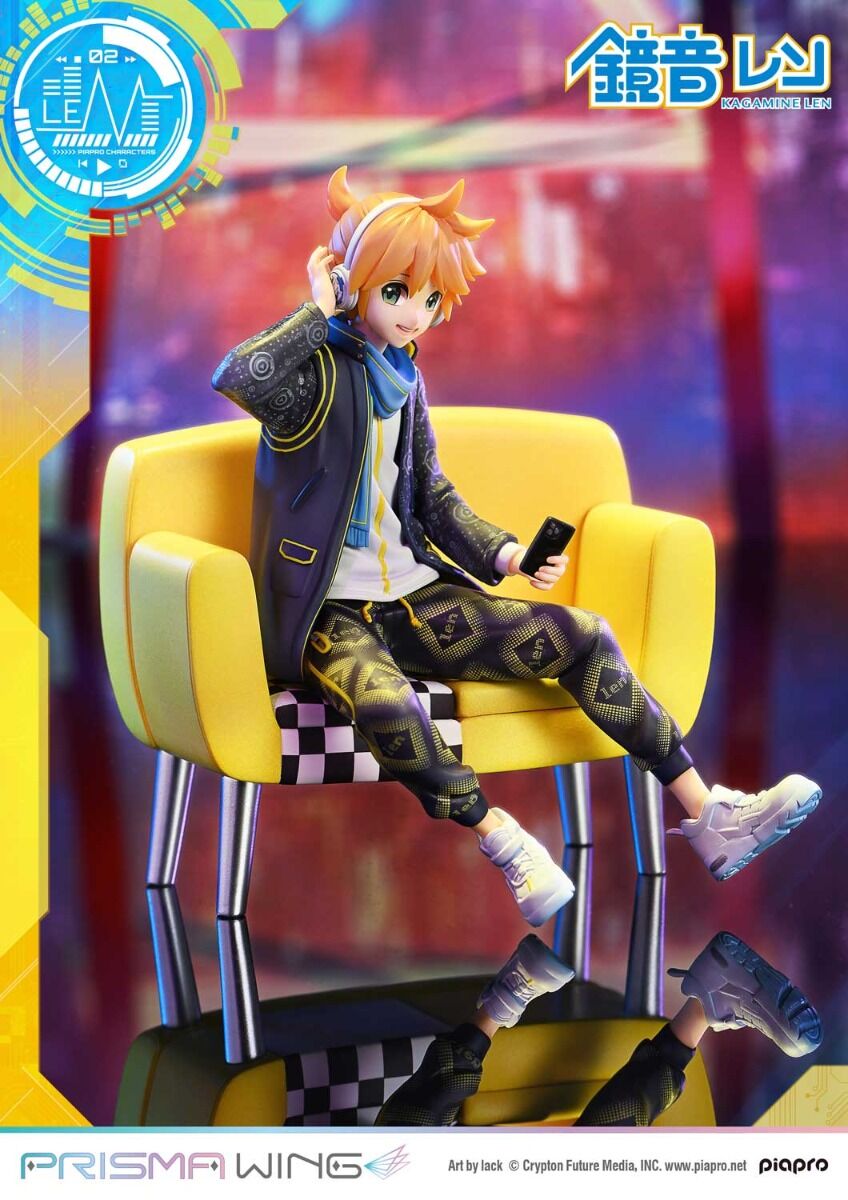 Piapro Characters - Kagamine Len - Prisma Wing (PWPCL-04) - 1/7 (Prime 1 Studio) photo 8