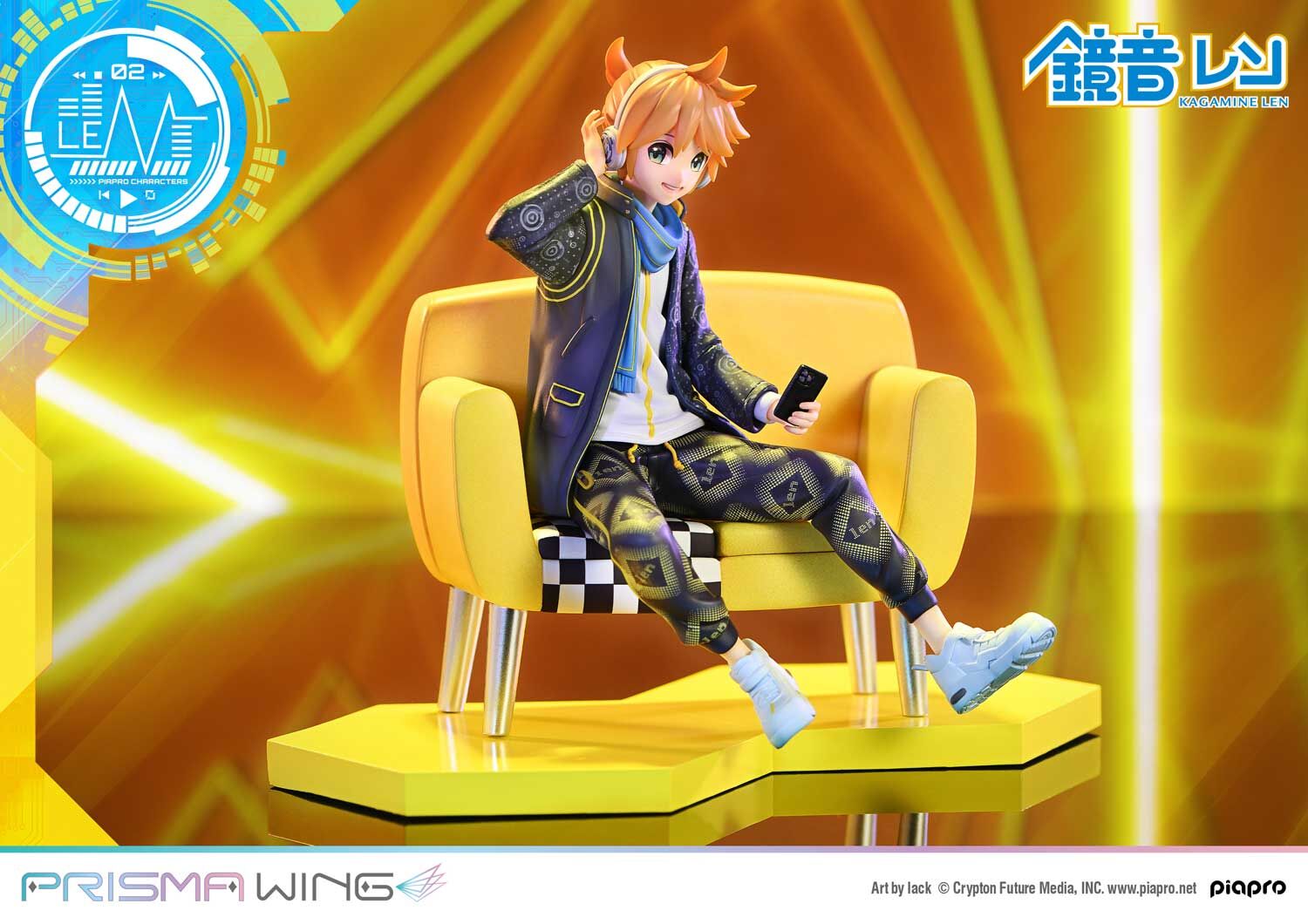 Piapro Characters - Kagamine Len - Prisma Wing (PWPCL-04) - 1/7 (Prime 1 Studio) photo 13