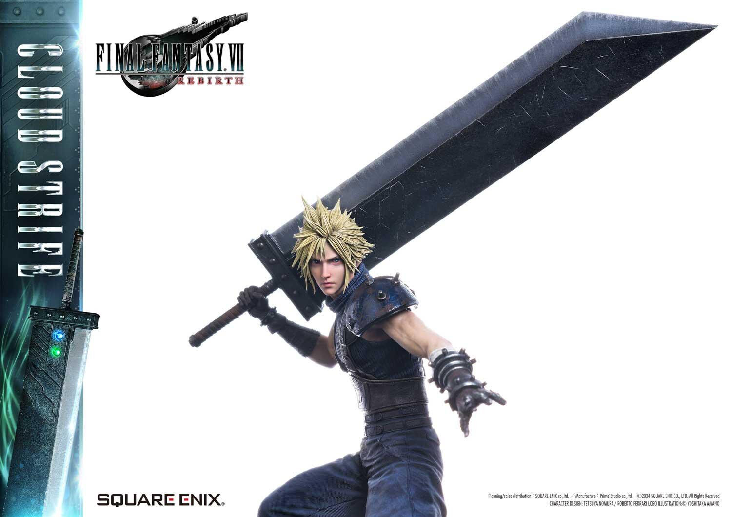 Final Fantasy VII Rebirth - Cloud Strife - Square Enix Masterline (SEM-06DX) - 1/4 - DX Version (Prime 1 Studio) photo 9